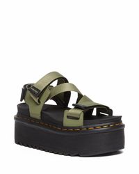 PRICES MAY VARY. Three adjustable velcro straps SoftWair memory foam footbed ensures comfort from the first step Lightweight platform sole Platform height: 2 3/8 in; Heel height: 3 in Sandals run large, recommend buying a size down if you are between sizes