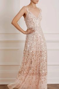 Patchwork Sequin Cami Gown