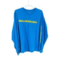 Brand: Billie Eilish Size: Xl Color: Blue Yellow Style: Long Sleeve Tour Tshirt 2019 Item Condition: This Shirt Is In Good Condition. It Has No Visible Spots Or Marks. No Tears. Lettering Is All Still Intact. Please Review The Pictures For The Current Condition. Choosing Popular Brand Llc Thank You For Viewing This Popular Brand Llc Listing. Popular Brand Was Founded In 2020. We Have All Types Of Listings Available For Sale. We Have Used And Nwt Items. Please Never Hesitate To Make An Offer On Item! Popular Is Always Open To Any Offer. Features: Long Sleeve Tour Tshirt 2019 Size: Unisex Xl Condition: Pre-Owned Good This Shirt Is In Good Condition. It Has No Visible Spots Or Marks.