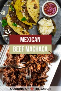 This Beef Machaca recipe is a must have for any cook serious about Mexican food. Marinating pot roast overnight in an easy Mexican marinade insures that braised beef is full flavored to make the best Machaca tacos, burritos and more.