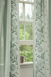 Embroidered Manette Curtain