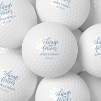 "This listing is for wedding favors for guests in bulk that will each be printed with two custom names and a date like shown in the photos.  We UV print your personalization onto blank white golf balls ...ITEM DETAILS... * Our specialized printing process bonds the ink to the golf ball to create a durable, lasting design, perfect for everyday use. Instructions for the Personalization: At checkout there is a box where you can \"Add an optional note to the seller\", please leave the date, names, a