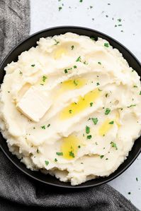 The best dang vegan mashed potatoes! Buttery, creamy, fluffy mashed potatoes - the ultimate comfort food!