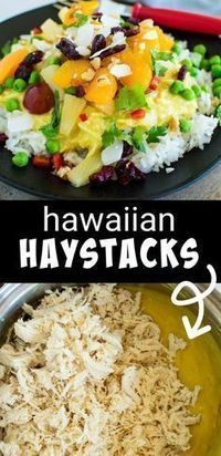 Make these Hawaiian haystacks on the stovetop or in the crock pot or Instant Pot. Serve this recipe with your favorite toppings! You will love this delicious meal idea, and it's perfect to enjoy during the summer! Check out this mouthwatering recipe!