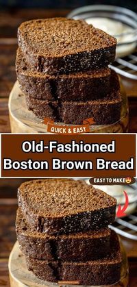 This colonial-style brown bread is actually cooked inside of a can and it's a New England favorite! Our Boston Brown Bread is moist and flavorful on its own, but it's even better when you slather on some butter or cream cheese right before serving!