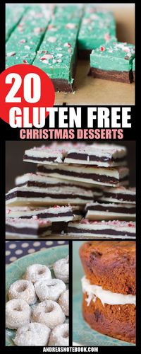 Gluten Free Christmas Dessert Recipes #dessertrecipe #christmasdessert #glutenfree