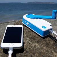 This portable charger has it's own generator making it a great charging solution for the adventurers in your life.