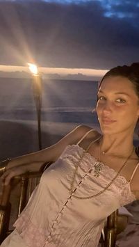 Bella hadid beach