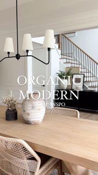 ORGANIC MODERN HOME INSPO Comment “Inspo” to shop my home! What’s your design style? I like to say my style is organic modern, I like start with a bright and airy base and add neutrals, greenery and organic textures with pops of blacks for contrast. I like to think you can mix different design styles, there’s no right or wrong way when it comes to creating a home you love! I’d love to hear how you design your home! 🤍 Shop my home + more in the links in my bio! #organicmodern #organ...