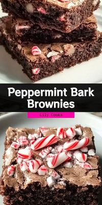 Experience the joy of the season with these rich and delicious Peppermint Bark Brownies! Bursting with chocolatey goodness and a refreshing peppermint twist, these delightful brownies topped with creamy white chocolate and candy cane sprinkles are ideal for holiday gatherings or cozy winter nights. Easy to make and irresistibly tasty, they are sure to become a seasonal favorite!