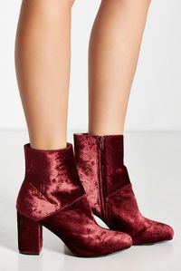 Crush on You Velvet Booties