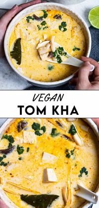 Vegan Tom Kha Soup