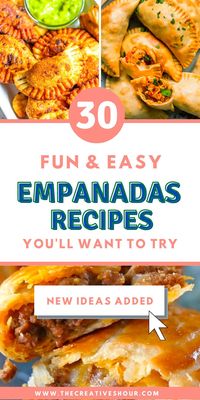 Empanadas are a Spanish dish of thin, flaky pastry filled with meat, vegetables, and other ingredients. In some cases, they can be served as a main course as well. They are a delicious and easy-to-make dish that is a great way to use leftover meat, poultry, or seafood. You can make your own empanada dough as well! Click here for more delicious & yummy empanada dough recipes, empanada recipe Filipino, empanada beef recipes.