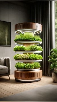 Step into the future of urban gardening with this revolutionary indoor hydroponic garden tower. This 3D rendered image showcases an elegant, vertical design perfect for modern homes and apartments. Hydroponics allows you to grow fresh greens, herbs, and vegetables year-round without soil, using nutrient-rich water solutions. This stylish and space-saving tower ensures a continuous supply of healthy produce, making it ideal for those who want to embrace sustainable living and enjoy fresh, homegrown food. | Indoor Hydroponic Garden | Urban Gardening | Vertical Hydroponics | Fresh Herbs | Sustainable Living #woodenmodel #growyourown #growing #indoorgardening #vegan #eatwell101 #healthyliving #healthychoices #interiordesignideas #interesting #interiorstyle #verticalgardening #hydroponics #fres