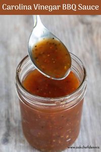 Carolina Vinegar BBQ Sauce | Chef Dennis