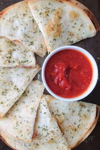 Quick & Easy Pizza Quesadillas | THM: S, Low-Carb