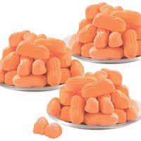 This 3-pack of peanut-shaped candy is still as soft and chewy as you remember ... with the pretty orange color and unique banana flavor. A penny candy classic dating back to the 19th century, nostalgic Circus Peanuts are fat free and simply scrumptious. And now you can enjoy all the fun without any parent-imposed limits on quantity devoured per sitting! Set of 3 bags; each contains 16 oz.