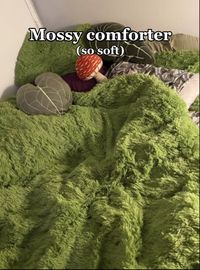 this amazingly comfortable mossy comforter is out of this world! ive had one of these for some time and i need to put yall on this check out the link more details there!