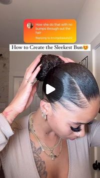 VoiceOfHair ®️ on Instagram: "A sleek bun always eats😍🔥⁣
⁣
Love this 3-part bun on @_lalaronay 🙌🏾 She made this look so easy 👌🏾⁣ It’s all in the technique 🔥 She looks gorgeous 💕
⁣
Would you entry this ✨#voiceofhair ⁣
⁣
#topknot #updo #protectivestyle #backtoschoolhair #braidedponytail #braidedbun #homecominghairstyles #protectivehairstyle"