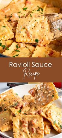 Easy Ravioli Sauce - Yummy and fully