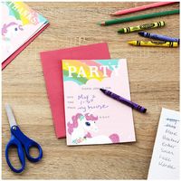 Hallmark Rainbow Unicorn Invitations & Thank You Set