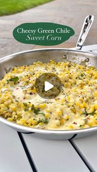 Amanda Paa | Sourdough & Real Food Recipes on Instagram: "Midwest sweet corn is like Georgia peaches; it’s the absolute best. IYKYN🌽💛🌽! Ok, no plates needed and you can totally call this Cheesy Green Chile Sweet Corn situation dinner. #AD I make it every summer and realized I hadn’t shared the recipe with you yet. Find it below! 

I use my versatile @AllClad 12-inch Covered Fry Pan for this quick and easy dish/dip. It can go straight from stovetop to table, which I love. The sweet corn shines, paired with spicy green chiles, tangy sour cream, and bright lime juice for the ultimate flavor combination. And melty pepperjack cheese of course, because well, it’s Wisconsin and we believe everything is better with cheese. 😁😁
 
•RECIPE• 
5 to 6 ears sweet corn, kernels cut off 
3 tablespoons 