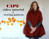 Sew Scoundrel: Sewing a cape with pockets - a video tutorial