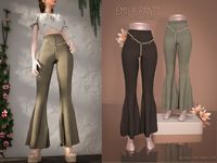 Emily Bell Pants -BRsims - The Sims 4 Download - SimsFinds.com