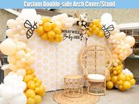 Honey Bee Baby Shower Arch Backdrop Cover Stand What Will Baby Bee Chiara Backdrop Custom Gender Reveal Panels Party Boy or Girl Yellow - Etsy