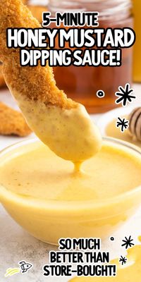 Our honey mustard sauce is a creamy and tangy dipping sauce and salad dressing that comes together in minutes.