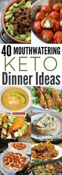 Easy Keto Dinner Ideas. 40 easy Keto dinner recipes that you will love. Keto meal ideas that won't break the bank. These easy Keto recipes are so tasty! Try Ketogenic recipes.