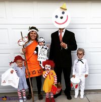 Tenisha: My husband and I along with our four kids were Fast Food Mascots this year and called ourselves the Food Court. Caesar, Jack in the Box, Wendy, Ronald McDonald, The...