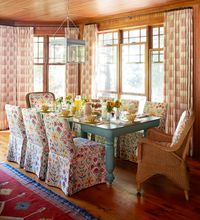 Dining Room Drapes in John Robshaw Kedara in Madder (Anne Hepfer)