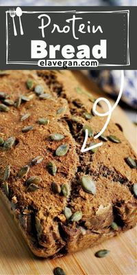 Healthy lentil bread with 100 % whole food, whole grain ingredients, and no oil, eggs, wheat flour, or yeast, resulting in a vegan, gluten-free high protein bread that contains a whopping 12 g protein per slice!