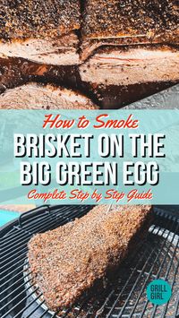 Learn how to smoke brisket like a boss on the Big Green Egg or ANY smoker with this complete guide that shares the new "foil boat" technique that gives amazing brisket bark while also maintaining moisture in your brisket.