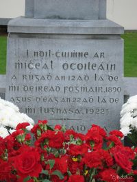 Glasnevin, Dublin, Ireland. August 2009. Michael Collins