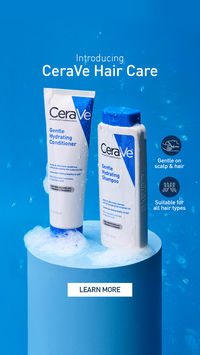 CeraVe Hydrating Shampoo & Conditioner is developed with dermatologists to bring a sulfate-free solution for all hair types that removes build up without stripping away moisture