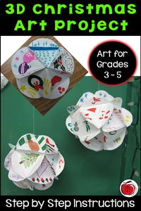 Christmas Icosahedron Art Project - Terri's Teaching Treasures