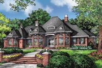 4 Beds, 3 Baths, 1 Stories, 2 Car Garage, 2812 Sq Ft, French Country House Plan.