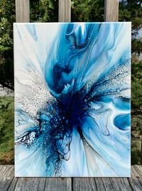 Add accent and flare to any room with this original fluid art painting by Crystal Coast Originals. Home Decor #blue #purple #ocean #sea #coast #coastal  #fluid #pour #art #painting #abstract #modern #interiors #interiorstylist #decor #homeInspiration #interiorlovers #interiordesire #walldecor #modernhome #bedroomdecor #artinspiration #design #diycrafts #decoratingideas #interiordesign #designideas #artwork #modernart #abstractart #artforsale #buyart #home #homedecor #interiordesign #artwork