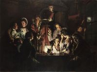 An Experiment on a Bird in an Air Pump by Joseph Wright of Derby (1768)