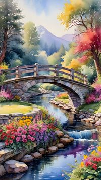 Watercolor nature