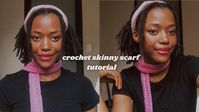 💕✨crochet skinny scarf tutorial (beginner friendly and perfect for any season)