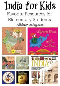 Here are some of our favorite resources about India for kids, including books…