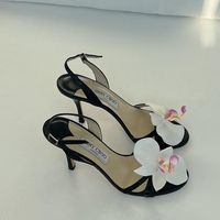 Up-cycled Jimmy Choo Orchid Heels Size 7.5 (EU... - Depop