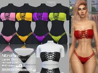 Laces Bikini Sets for The Sims 4