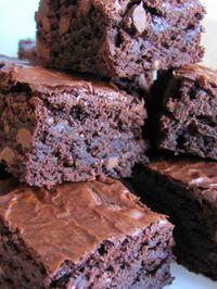 Chewy Chocolate Chip Brownies