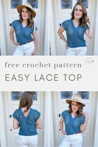 Lace Crochet Top Pattern For Summer