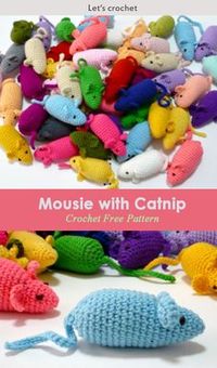 Little Mouse FREE Crochet Pattern #freecrochetpatterns #toys