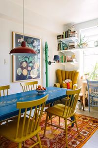 This Colorful Brooklyn Apartment Is Filled With Paper Plants | Cup of Jo